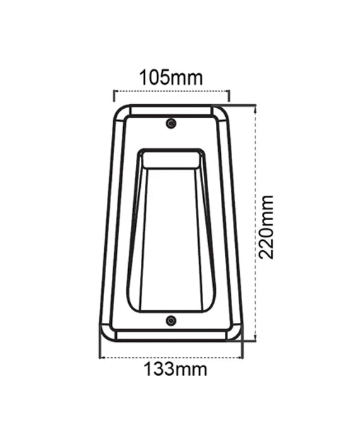 STE LED Exterior Recessed Rectangular Step / Wall Lights IP54