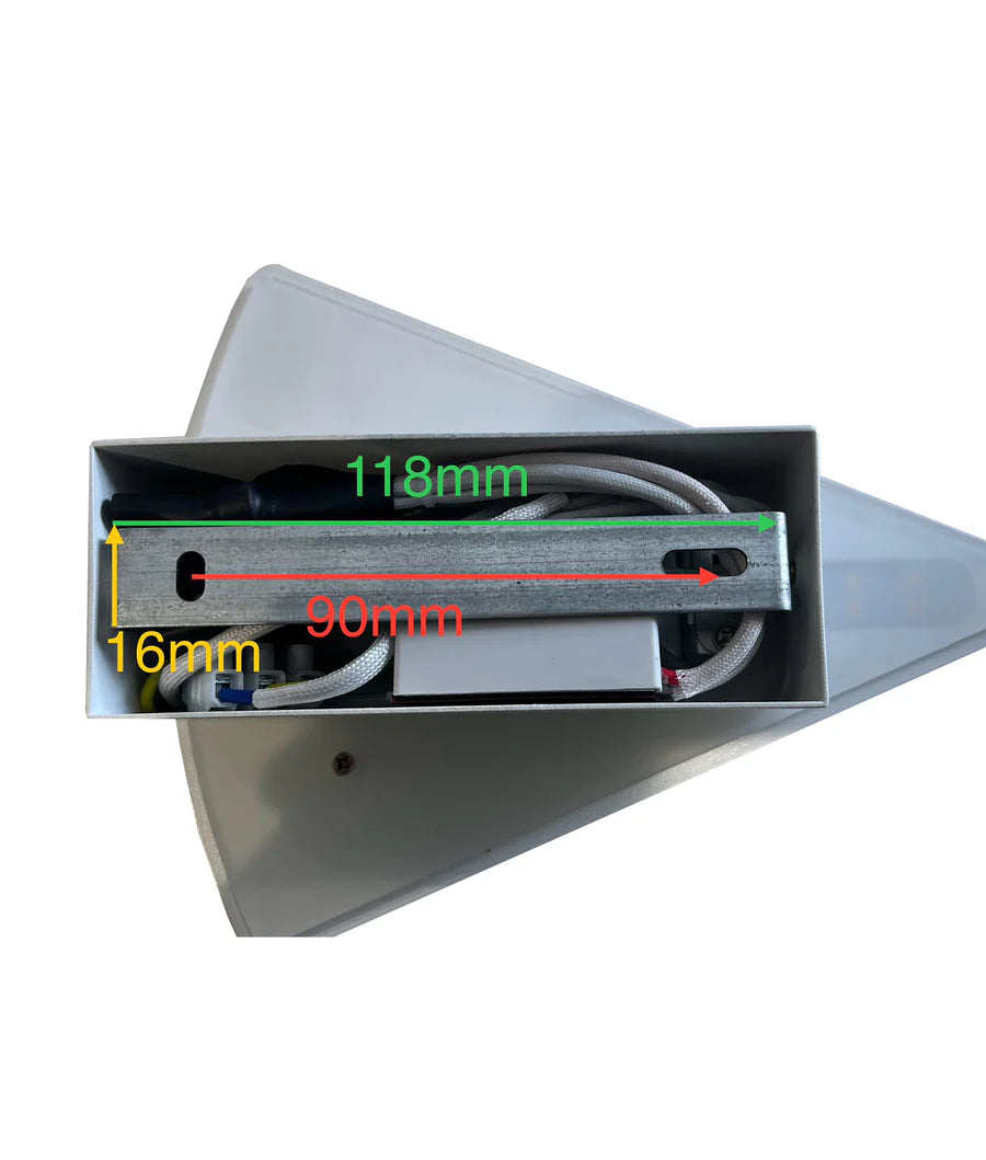 SURAT City Series LED Dual-CCT Interior Triangular Dimmable Wall Light