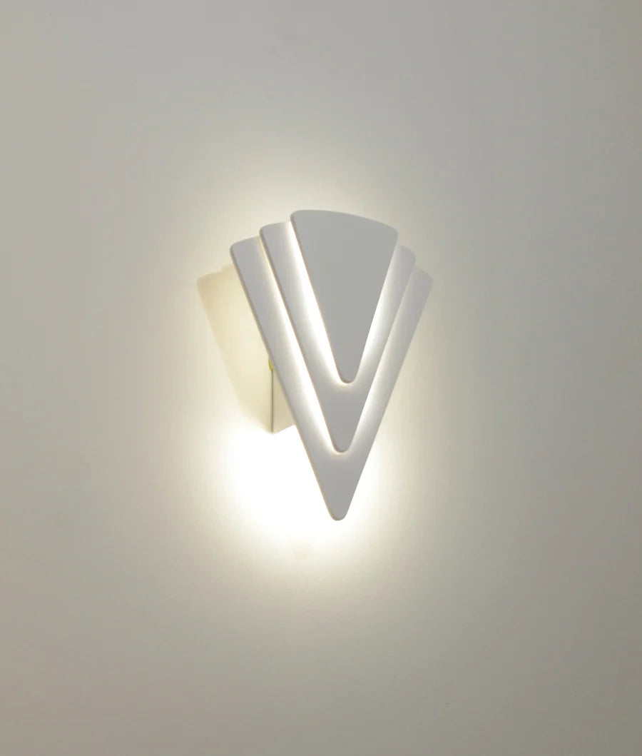 SURAT City Series LED Dual-CCT Interior Triangular Dimmable Wall Light