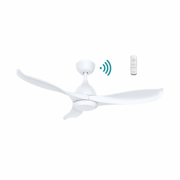 Scorpion DC 1066mm 3 ABS Blade WIFI & Remote Control Ceiling Fan Only Matt White
