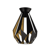 Carlton 1 Diy 1x60w Blk/gld