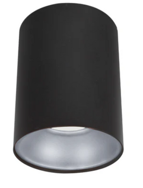 SURFACE: GU10 Round Surface Mounted Ceiling Downlights BLACK
