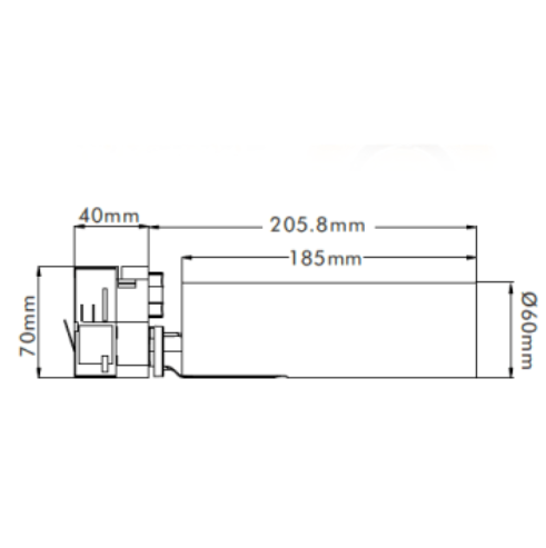 12W 5 CCT TRACK HEAD WHITE