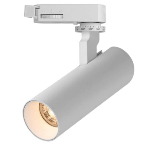 Led Track Head Light 30w Wh Tri Single Phase