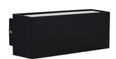 Blokk Black Up & Down LED Wall Light