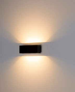 Blokk Black Up & Down LED Wall Light