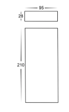 Essil White Up & Down LED Wall Light