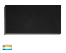 Essil Black Up & Down LED Wall Light