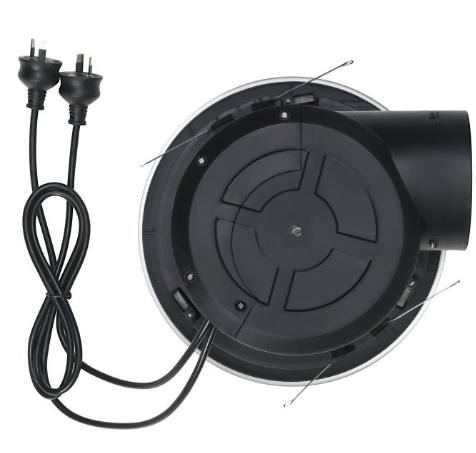 SAMBA EX FAN/LIGHT RND 10W LED TRI-COL WHT