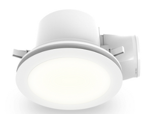 295mm 65W Ducted Exhaust Fan White LED Round Gust