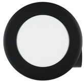 SAMBA EX FAN/LIGHT RND 10W LED TRI-COL BLK