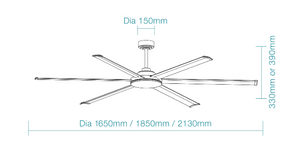 Albatross II 84" Ceiling Fan