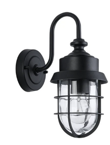 Wall Light Cylinder with Cage