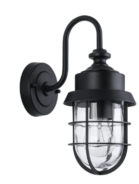 Wall Light Cylinder with Cage