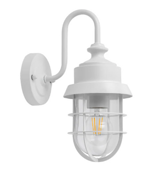 Wall Light Cylinder with Cage