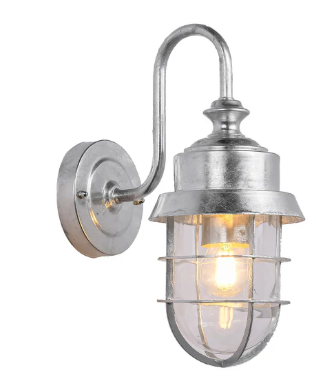 Wall Light Cylinder with Cage