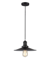 PIATTO Blk SML COOLIE HAT OD260mm Pendant