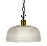 MAISON.27 CLEAR HALOPHANE GLASS PENDANT