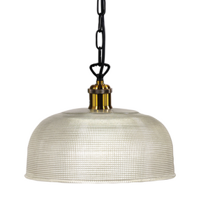 MAISON.27 CLEAR HALOPHANE GLASS PENDANT