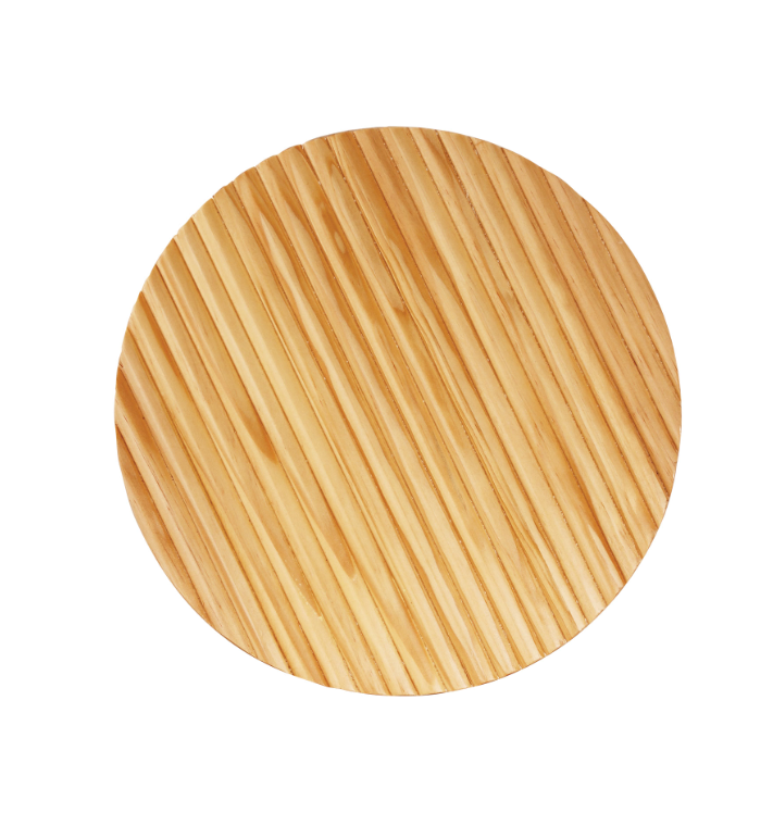 DOT.25 CTS WALL LIGHT SCALLOPED WOOD