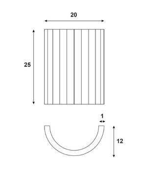 MIA GYPSUM WALL SCONCE