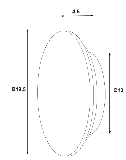 DOT.20 CTS WALL LIGHT GREEN MARBLE