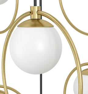 PORTOCOLOM H/L 17X3W LED 3000K BRS ROUND