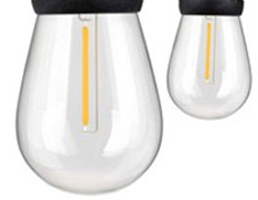 Solar String Light Globe(only) - Filament - Festoon Lighting - Lux Lighting