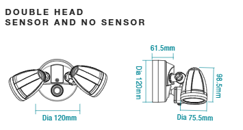 Bandit Double Spot 24w White