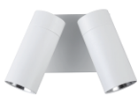 DOUBLE ADJUSTABLE NO SENSOR BKSQUARE BASE WHITE
