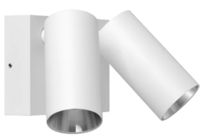 DOUBLE ADJUSTABLE WITH SENSOR BKSQUARE BASE WHITE