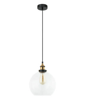 Pesini Interior Wine Glass With Antique Brass/ Chrome Highlight Pendant Lights