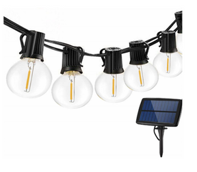 Solar String Lights - 7.6 Metres - Filament globe
