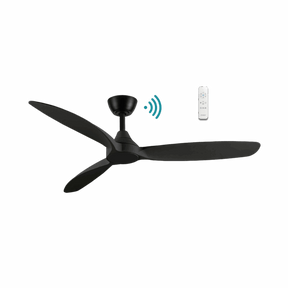 Seaforth DC 1420mm 3 ABS Blade WIFI & Remote Control Ceiling Fan Only Matt Black