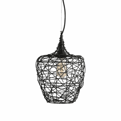 Weave S 1 Light Small 27cm E27 Woven Iron Pendant