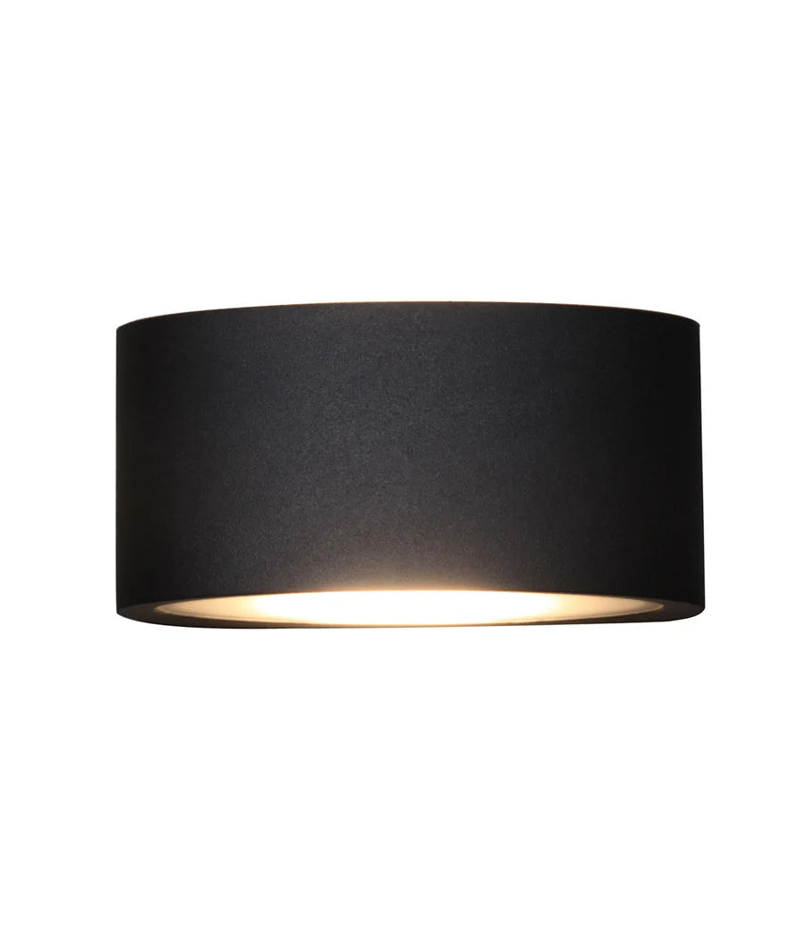 TAMA LED Exterior Surface Mounted Curved Up/Down Wall Lights IP54