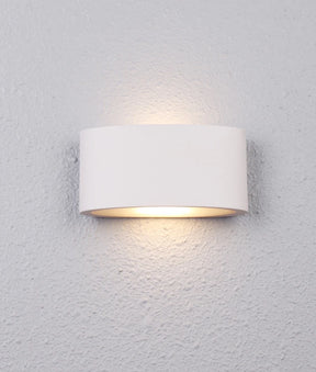 TAMA LED Exterior Surface Mounted Curved Up/Down Wall Lights IP54