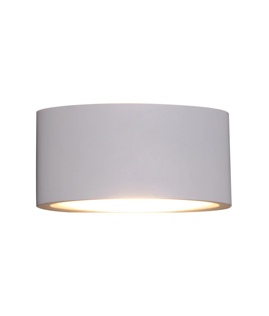 TAMA LED Exterior Surface Mounted Curved Up/Down Wall Lights IP54