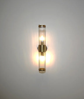 TIEMPO Interior Up/Down Tubular Clear Glass Wall Lights
