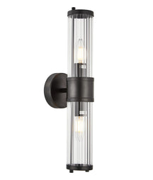 TIEMPO Interior Up/Down Tubular Clear Glass Wall Lights