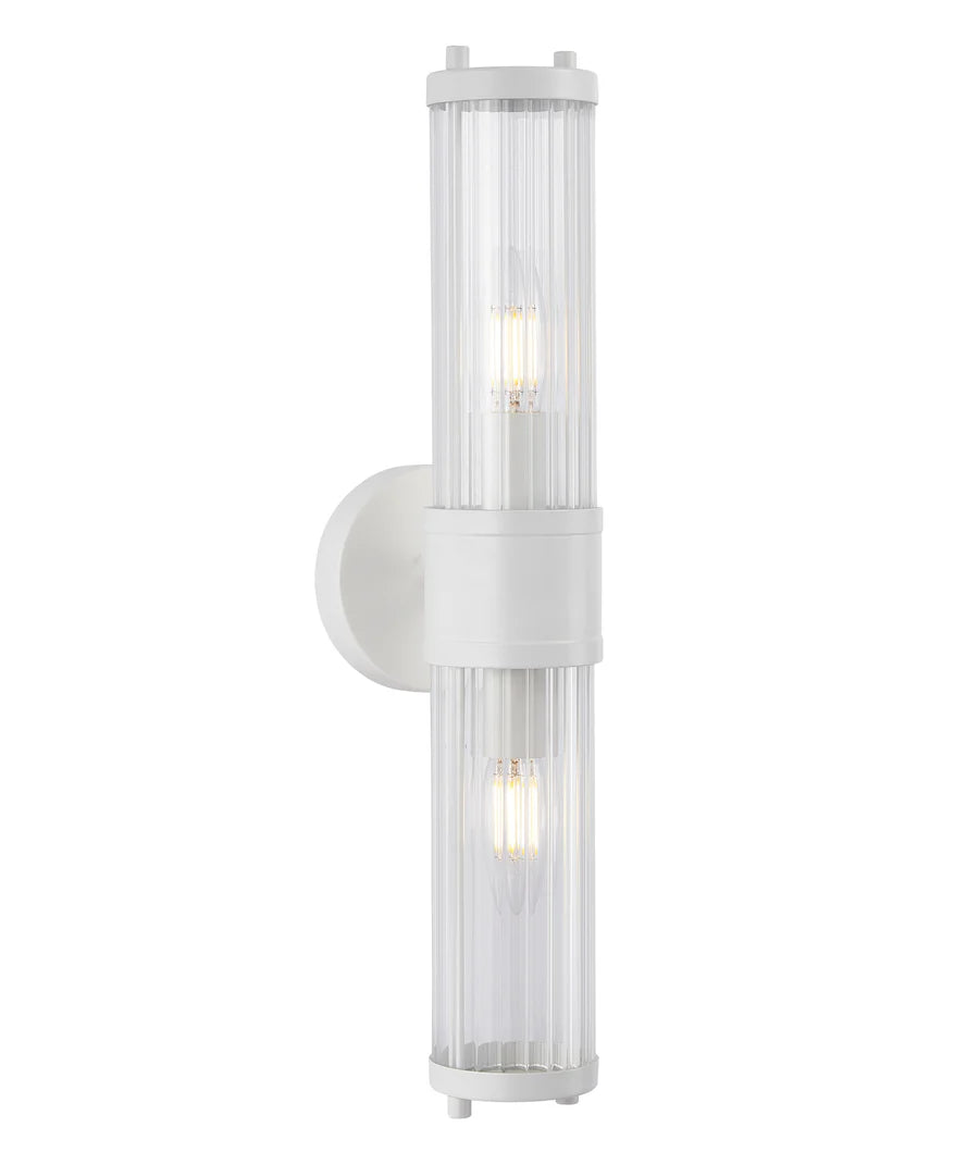 TIEMPO Interior Up/Down Tubular Clear Glass Wall Lights