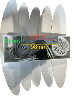 TIJUANA City Series LED Tri-CCT Interior Curved Dimmable Wall Light