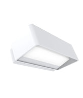 WALL S/M Up/Dn 13W RECT Wh 3K IP65 Opal Diff 600 Lm