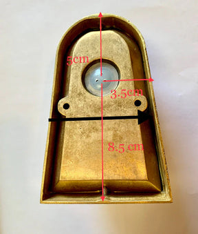 TORQUE Exterior GU10/MR16 Antique Brass Surface Mounted Cone Wall Lights IP65