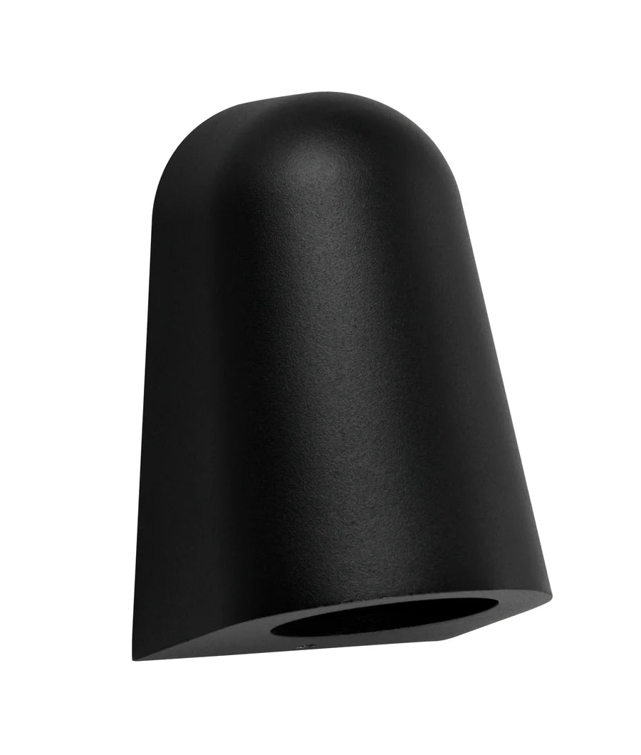 TORQUE Exterior GU10/MR16 Matte Black Surface Mounted Cone Wall Lights IP65