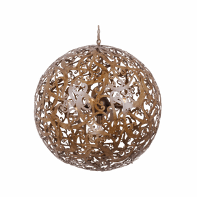 Theodore BR 50CM 1 Light E27 Orb Pendant Bronze