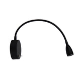 FLEXI 3W WALL LIGHT SATIN BLACK w/SWITCH