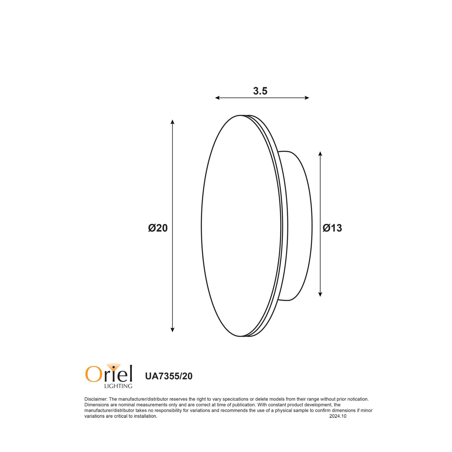 CIRCO.20 CTS LED OUTDOOR WALL LIGHT BLACK