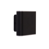WASH 2x3W OUTDOOR WALL LIGHT BLACK