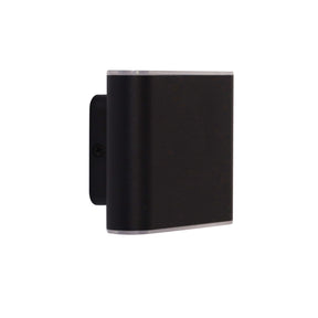 WASH 2x3W OUTDOOR WALL LIGHT BLACK